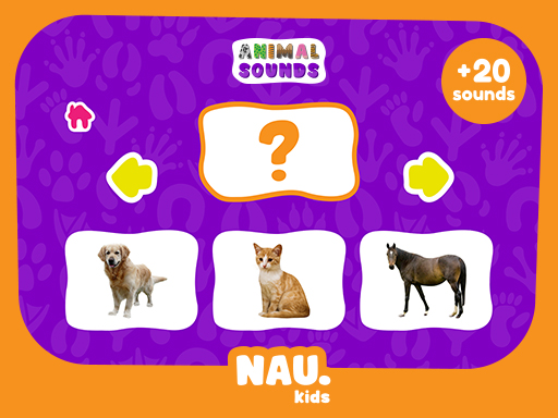 Animal Sounds online Puzzle game