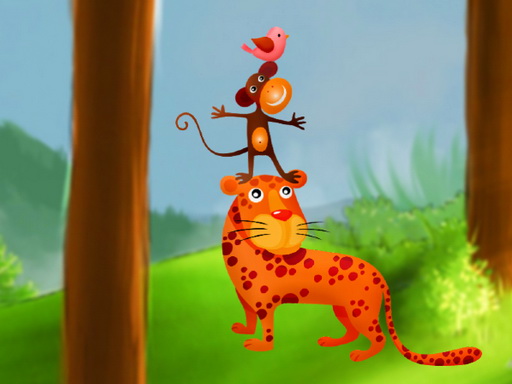 Animal Tower Puzzle online game