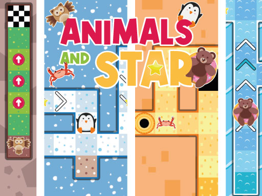 Animals and Star online Girls game