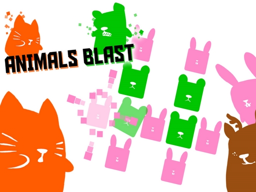 Animals Blast online Hypercasual game
