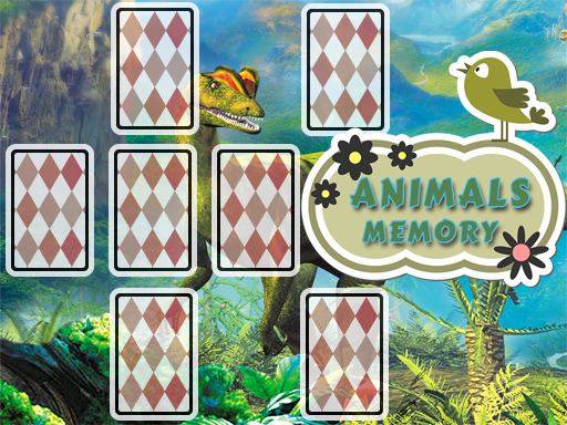 Animals Cards Memory online Puzzle game