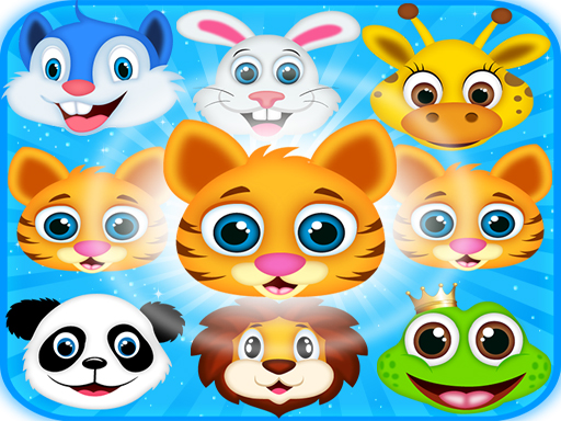 Animals Crush Match 3 Toy Crush online Baby Hazel game