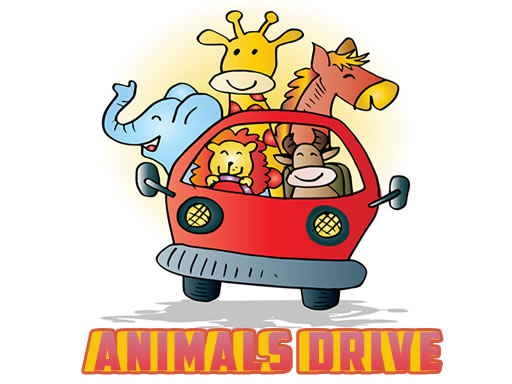 Animals Drive Jigsaw online Puzzle game