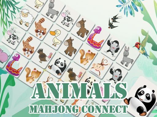 Animals Mahjong Connects online Puzzle game