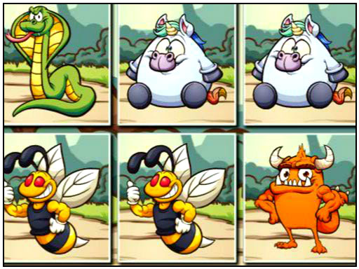 Animals Memo Match online Puzzle game