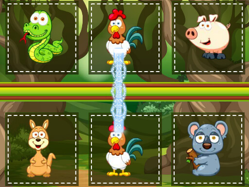 Animals Pairing online Puzzle game