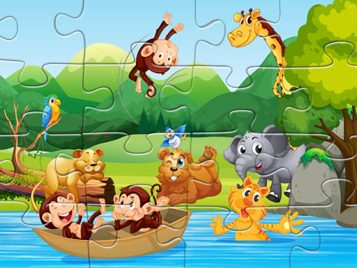 Animals Puzzle online Puzzle game