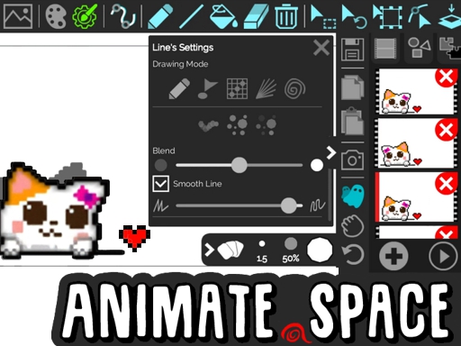 Animate.Space: Create Animated GIF! online Action game