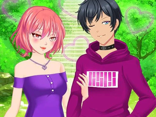 Anime Couples Dress Up online Hypercasual game