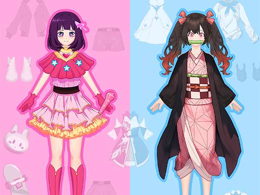Anime Doll DIY Cosplay Girl online Girls game
