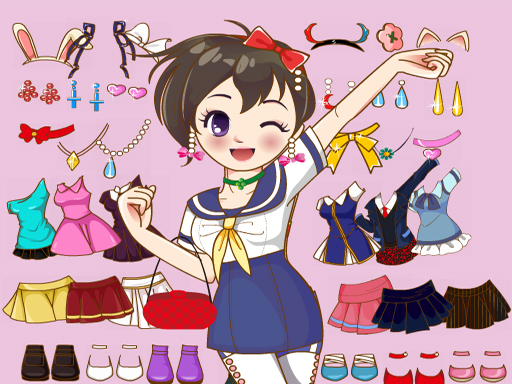 Anime Dress Up Mania online Girls game