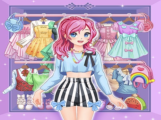 Anime Kawaii : Cute Dress Up Game online Girls game