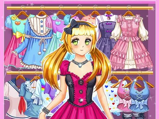 Anime Kawaii Dress Up Game for Girl online Girls game