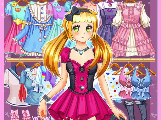 Anime Kawaii Dress Up Game online Hypercasual game