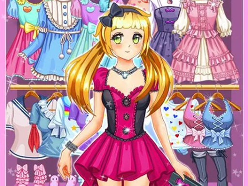 Anime Kawaii Dress Up online Hypercasual game