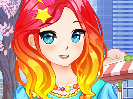 Anime Kawaii School Girls Dress Up online Hypercasual game