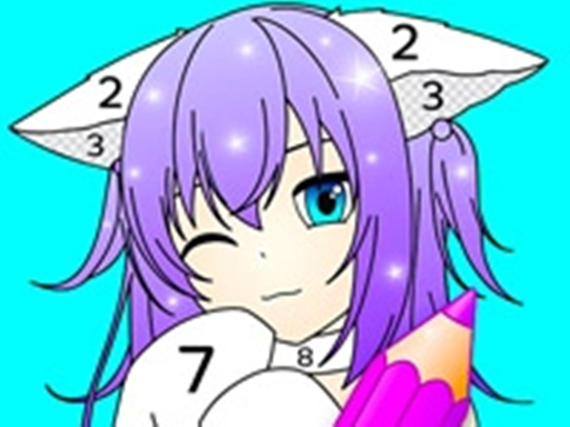 Anime Manga Coloring Book - Art Game online Girls game