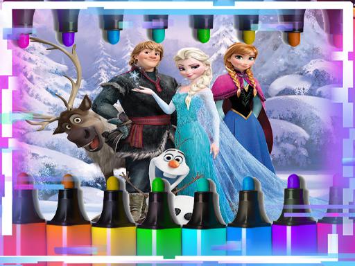 Anna Frozen Match 3 Book online Arcade game