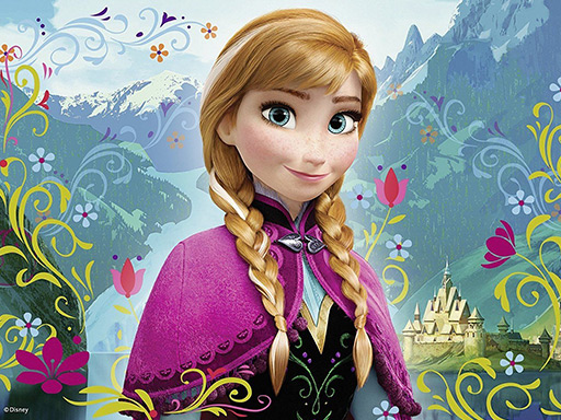Anna Frozen Slide online game