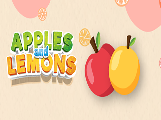 Apples & Lemons Hyper Casual Puzzle Game online Puzzle game