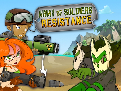 Army of Soldiers : Resistance online Hypercasual game