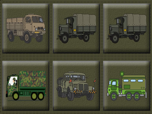 Army Trucks Memory online game