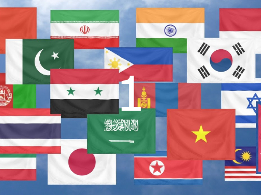 Asian countries capital Quiz (part-1) online Puzzle game