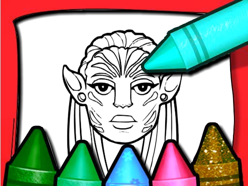 Avatar Coloring Book online Girls game