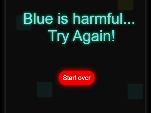 Avoid the blue online game