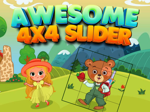 Awesome 4x4 Slider online game