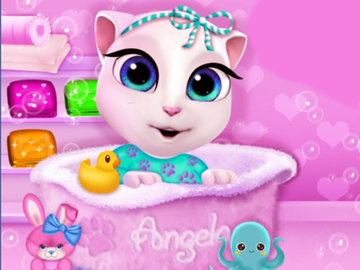 Baby Angela Bathing Time online Girls game