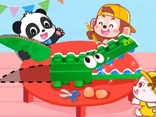 Baby Panda Animal Puzzle online Girls game