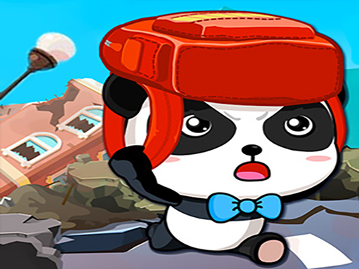 Baby Panda Earthquake Safety online Hypercasual game
