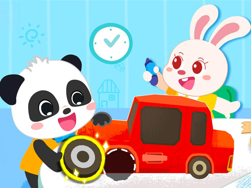Baby Panda Kindergarten online Girls game