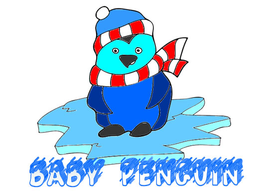 Baby Penguin Coloring online game