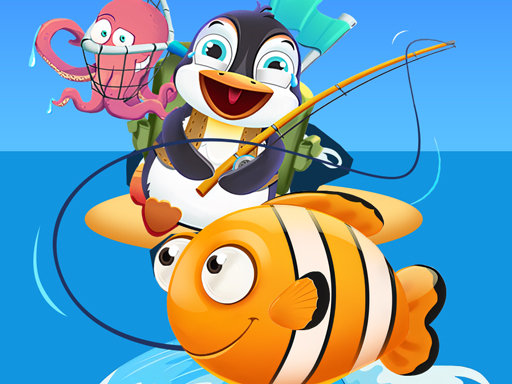 Baby Penguin Fishing online Puzzle game