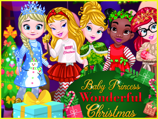 Baby Princesses Christmas: Dress Up Game online Girls game