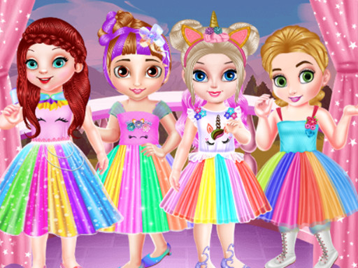 Baby Princesses Unicorn Party online Girls game