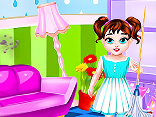Baby Taylor House Cleanup online Hypercasual game