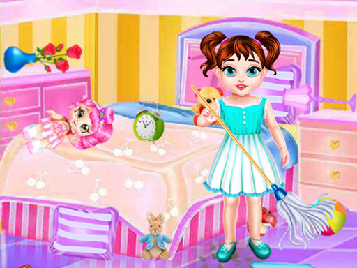 Baby Taylor Messy Home Clean Up online Girls game