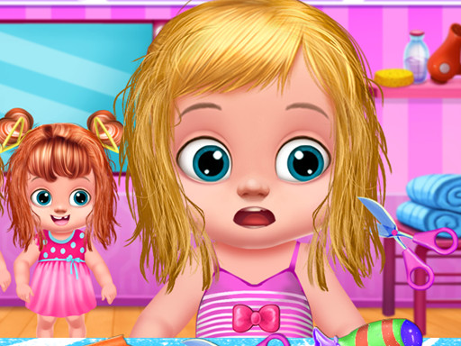 Babysitter Kids Hair Salon online Girls game