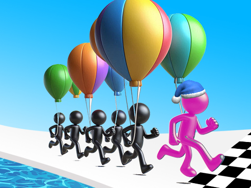Ballon Race 3D online Multiplayer game