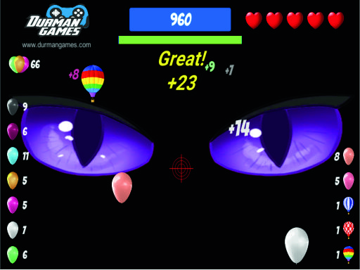 Ballon Shooting Creepy online game