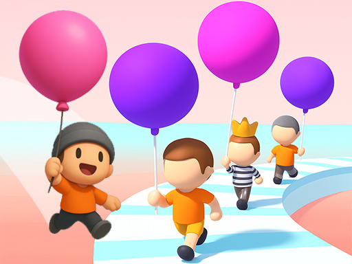 Balloon Heroes Run and Rise online racing game