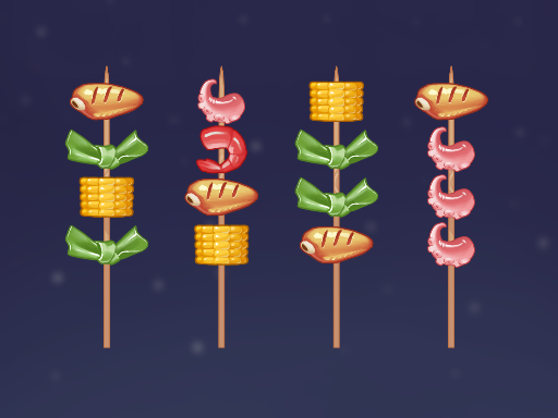Barbecue Match online Hypercasual game