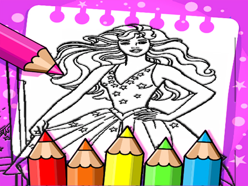 Barbie Coloring Book online Puzzle game