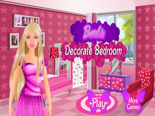 Barbie decorate bedroom online Arcade game