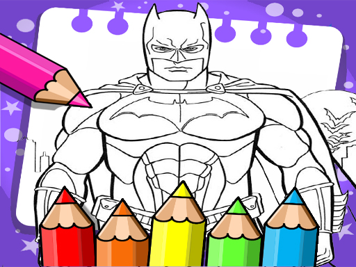 Batman Beyond Coloring Book online Puzzle game