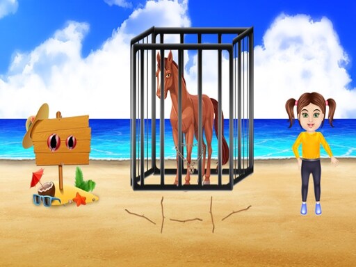 Beach Horse Escape online game