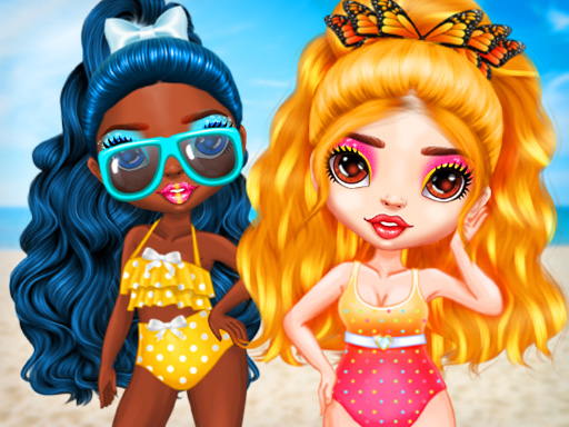 Beach Rainbow Season online Girls game